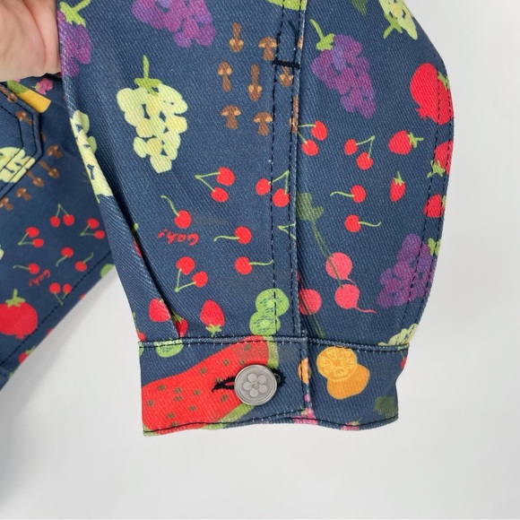 Lisa Says Gah x Free People Farmer’s Market Fruit Print Cropped Women’s - Picture 10 of 12